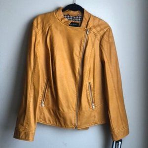 Faux Leather Jacket | Black Rivet